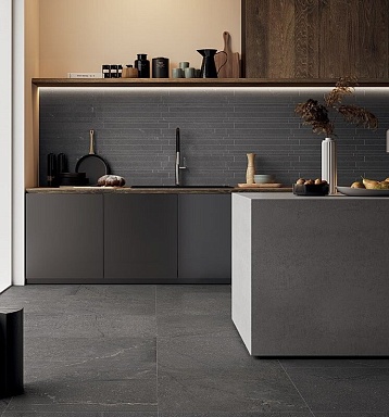 Керамогранит Bottega B70844 Charcoal Lap Ret 60x120