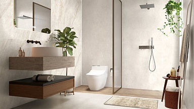 Керамогранит Global Tile GT5010027715MCR Лимбо Серо-бежевый 50x100