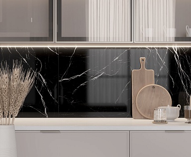 Керамогранит Laparet Flash Black чёрный 60x120