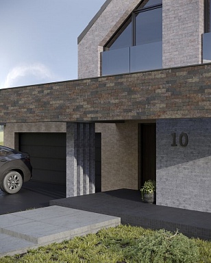 Клинкерная плитка Березакерамика Brick Wall табачный 250х75