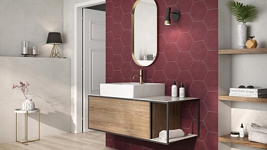 Керамогранит Pamesa Hex Mayfair Beige compacglass 19.8x22.8