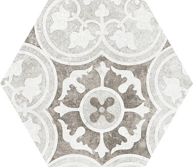 Декор Equipe 22099 Hexatile Cement Garden Grey 17,5x20 (17 видов паттерна)