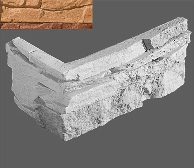 Искусственный камень Leonardo Stone Угловой элемент Луара 880/8,5x10x1,5