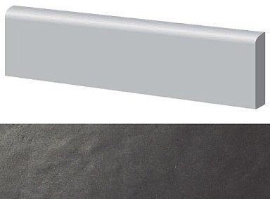 Плинтус Casalgrande Padana 4960948 Architecture Battiscopa Black Gloss 9x60