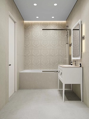 Бордюр Kerama Marazzi POF014 Карандаш Бисер серый матовый 20х1.4