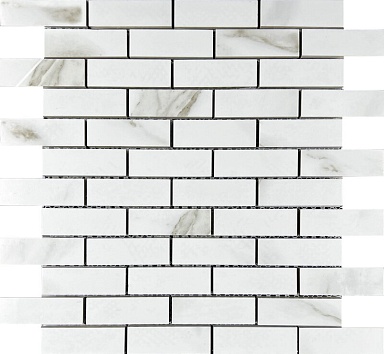 Декор Velsaa Mosaic Statuario Eva brick bone 32.1x29.9