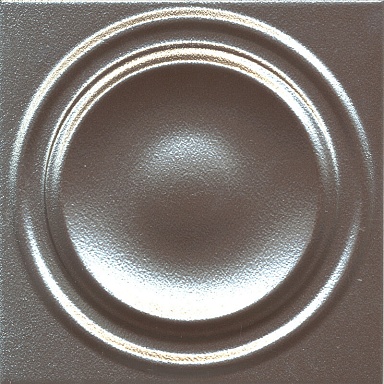 Kerama Marazzi KMD2OBE003BR Декор Арль металл глянцевый структура обрезной 20x20x0,95