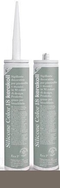 Смеси и затирки Kerakoll Silicone Color Fugabella Color герметик 36 310мл