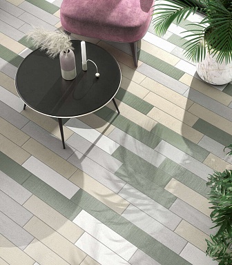 Керамогранит Kerama Marazzi SG403500N Паркетто оранжевый 9.9*40.2