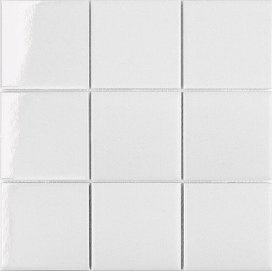 Мозаика StarMosaic MH33800 White Glossy 97x97 300х300х6