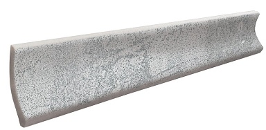 Kerastep Плинтус радиальный Urban 371 Silver R9 r30 40х330