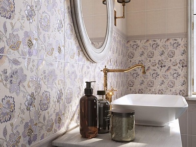 Kerama Marazzi BLB027 Багет Планте лазурный темный бордюр 20*5