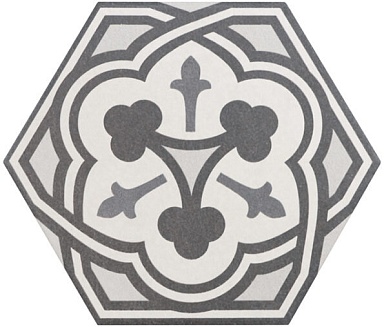 Декор Equipe 21357 Hexatile Harmony B&W 17,5x20
