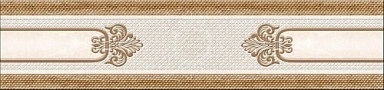 Eurotile 355 Бордюр Eclipse Beige 7x30