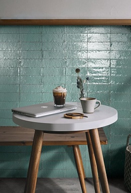 Керамогранит Ragno Marazzi RAEY Glace Turchese Glossy 7,5x20