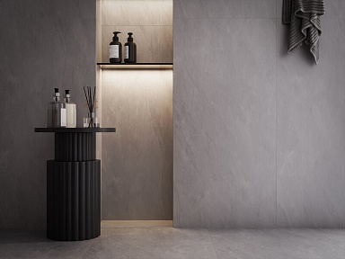 Керамогранит Gracia Ceramica 010400001230 Super stone grey серый PG 01 60х120