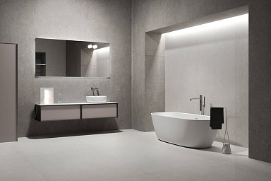Керамогранит Janye Slab JB3010M Putty Grey Text 120x270