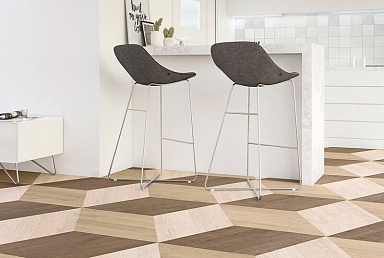 Керамогранит Wow 120276 CHEVRON A WOOD MID 9.8x52.2