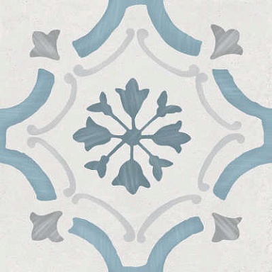 Керамогранит Harmony 3386036158 Sirocco Blue Ornate 9mm R10 22.3x22.3