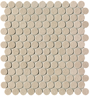 Мозаика FAP Ceramiche fPLV Summer Sabbia Gres Round Mosaico R10 29,5x32,5