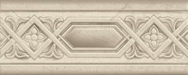 Бордюр Ape A037956 Cenefa Limestone Cream 10x25