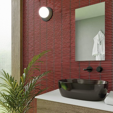 Плитка DNA Tiles 133481 Osaka Bars Green 12,5x25
