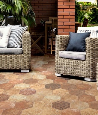 Декор Monopole Pompeia Decor Marron 20х24