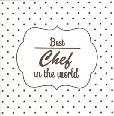 Декор Monopole Love Cook Decor Best 15*15