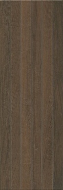 Плитка Kerama Marazzi 13096R Семпионе коричневый темный структура обрезной 30*89.5