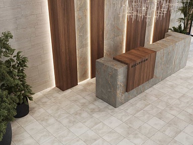 Керамогранит Estima EE01 Seed Light Grey Неполированный 40,5x40,5х8