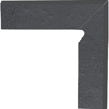 Плинтус Paradyz Semir Grafit Цоколь правый (B+A)30х8,1