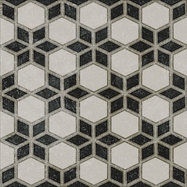 Kerama Marazzi VT/A297/SG1544N Декор Фреджио 4 черно-белый 20x20x8