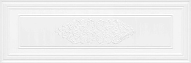 Декор Kerama Marazzi 14042R/3F Монфорте белый панель обрезной 40х120
