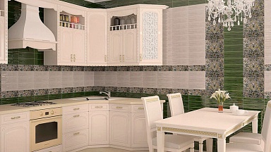 Декор Absolut Keramika Composicion Tripoli Granate 30x30