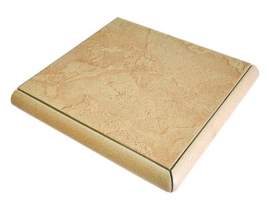 Ступень Casalgrande Padana Gradone Angolare Rusticato Ardesia Beige Naturale 9.5мм 30x30