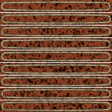 Kerama Marazzi KMD2SOB007BN Декор чипсет Далия оранжевый глянцевый 20x20x0,95