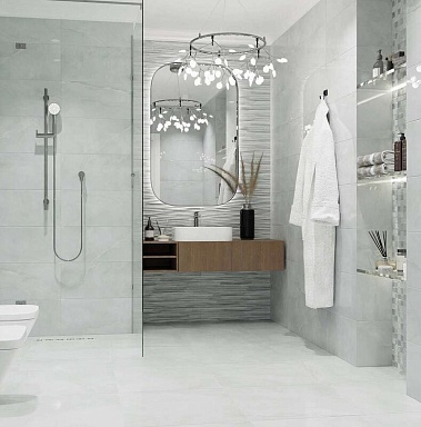 Декор PrimaVera DG09-06 Amore Silver Decor 06 glossy 30x90