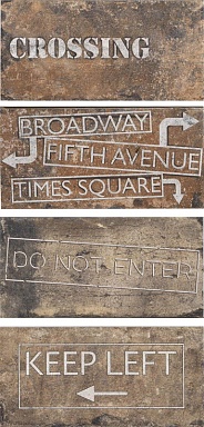 Декор CIR New York Road Signs Mix Chelsea 10x20