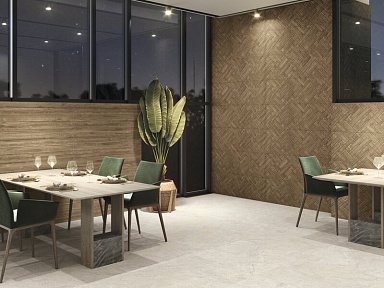 Плитка Benadresa Laos Ewood Chestnut Rect. 40x120