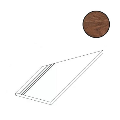 Ступень Атлас Конкорд Россия 620040000140 Rive Antica Riva Gradino Lineare Angolo Sx 30x60