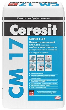 Клей Ceresit CM 17 792212 CM 17/25 Клей д/плитки эластичный
