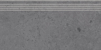 Kerama Marazzi DD205120R/GR Ступень Про Лаймстоун серый темный натуральный обрезной 60х30