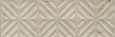Kerama Marazzi 11210R/4 Бордюр Карму бежевый матовый обрезной 30х9,6