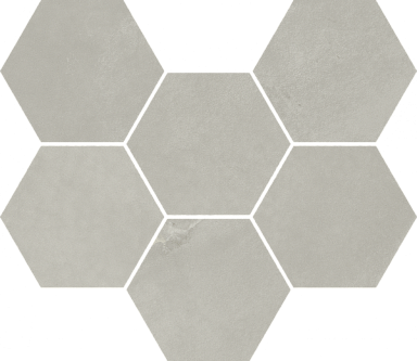 Мозаика Italon 620110000188 Continuum Silver Mosaico Hexagon 25x29