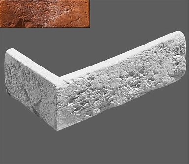 Искусственный камень Leonardo Stone Угловой элемент Лион 490 19/9x6,5x1,3