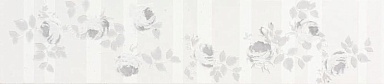Бордюр Ascot EG10LR England Bianco Listello Romantico 7.1x33.3
