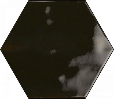 Плитка Ribesalbes PT03127 Hex Nero Graphito Glossy 15x17,3
