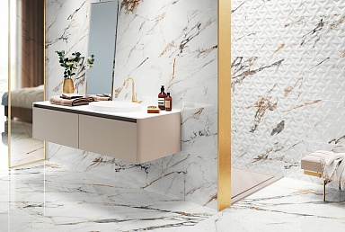 Плитка Porcelanite Dos 9543 BLUE CALACATTA 30x90
