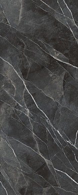 Керамогранит Laminam Russia LAMF012813 Diamond Calacatta Black Bocciardato 5 1200x3000