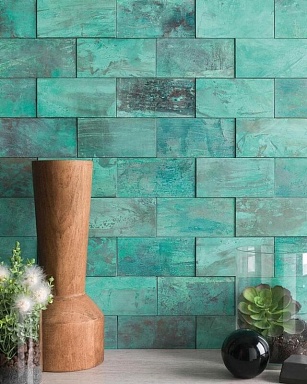 Мозаика L'Antic Colonial L241715271 Worn Hexagon Verdigris 30x30,5